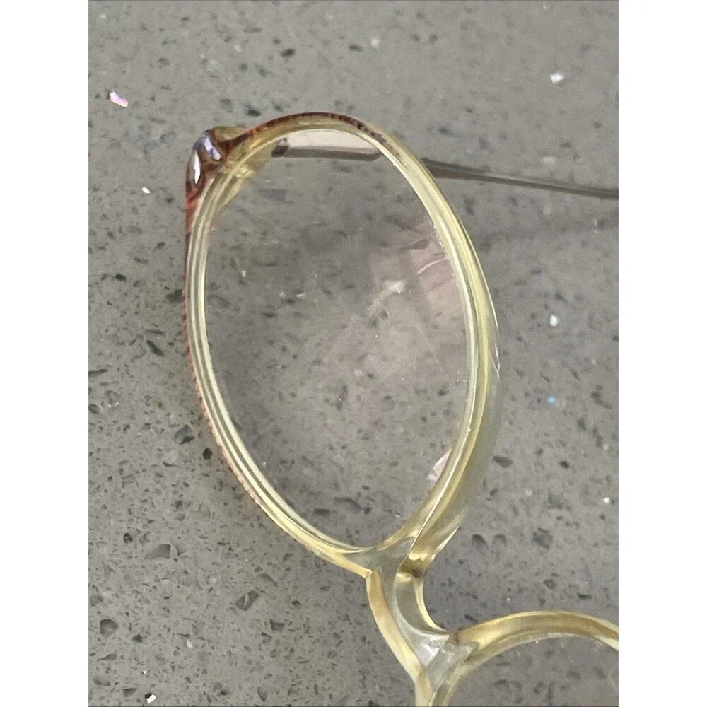 Bella Italia eyeglass frames ONLY 216 SKY 52-17-135 Full rim oval vintage